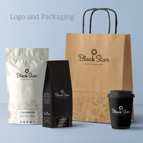 Black Star Logo & Packaging Design - Gallery Image