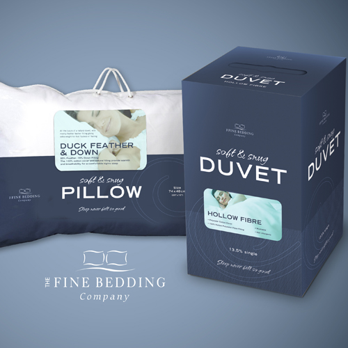 The Fine Bedding Company Pillow & Duvet Packaging - Gallery Image