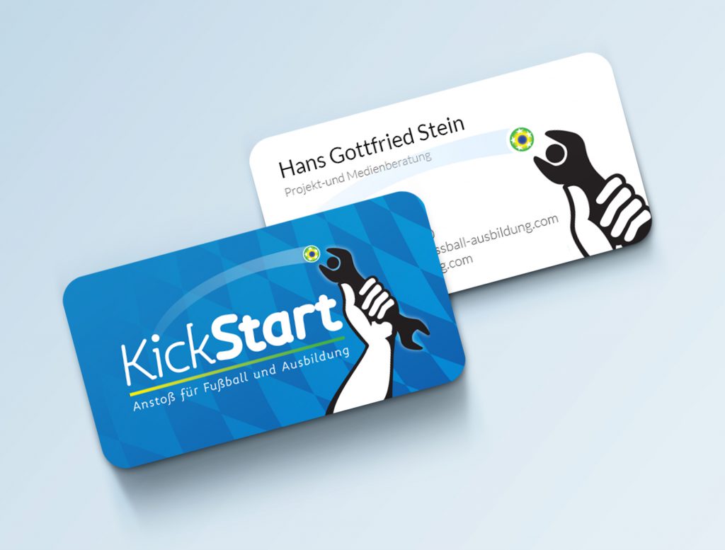 KickStart Identity - business card design