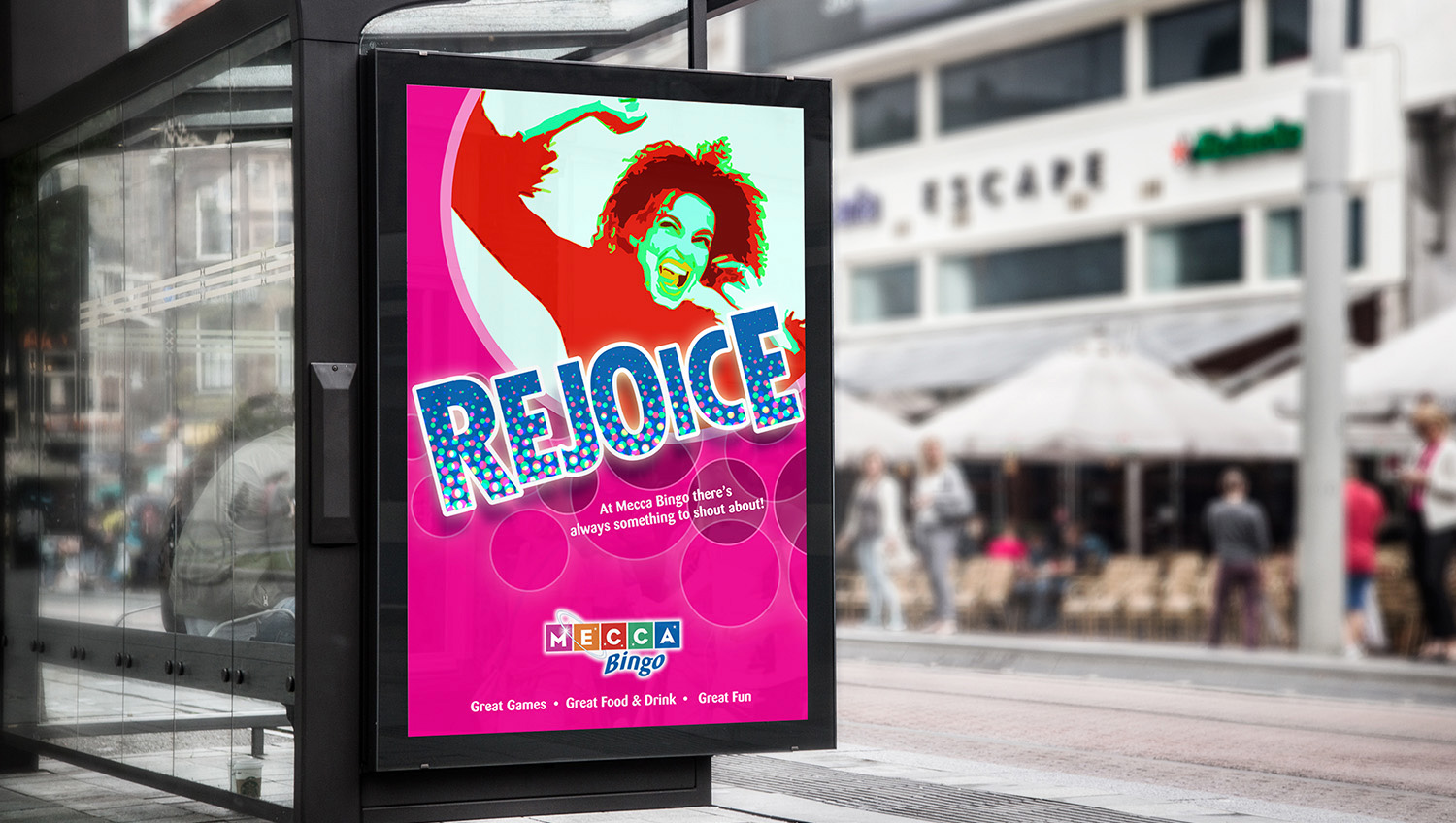 Mecca Bingo - 'RE' campaign poster - Main Image