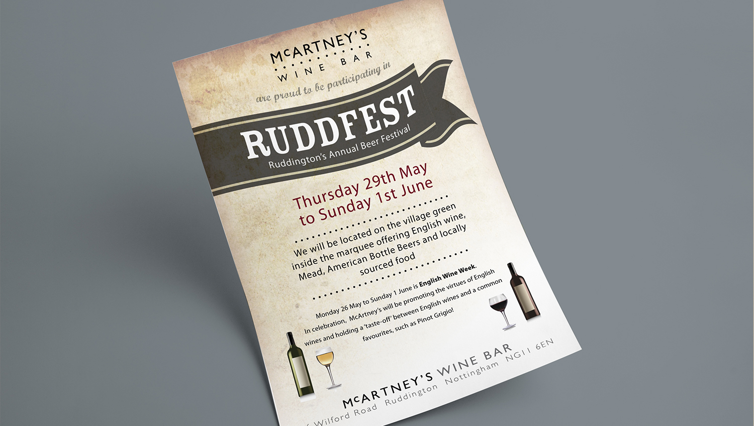 Ruddfest Beer Festival Poster - Main Image